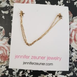 Jennifer Zeuner Star Double Necklace gold